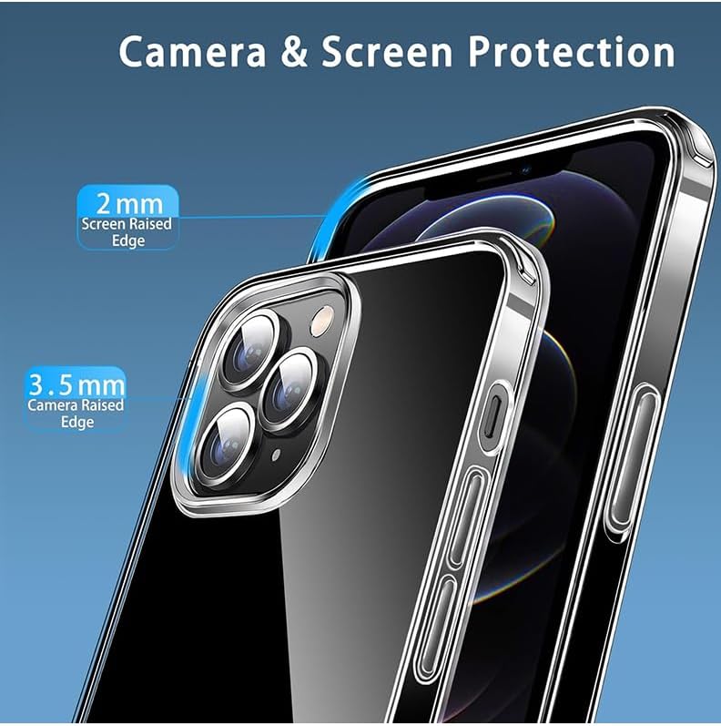 PROTECT  iPhone 12 Pro Lucid Phone Case, Magsafe, Bundle, Screen Protector included, Clear, MSIP12P