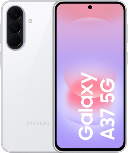 Samsung Galaxy A37 5G — 8GB / 256GB, Super AMOLED 120Hz, 50MP OIS, Galaxy AI, Exynos 1480, IP67 (Awesome White)