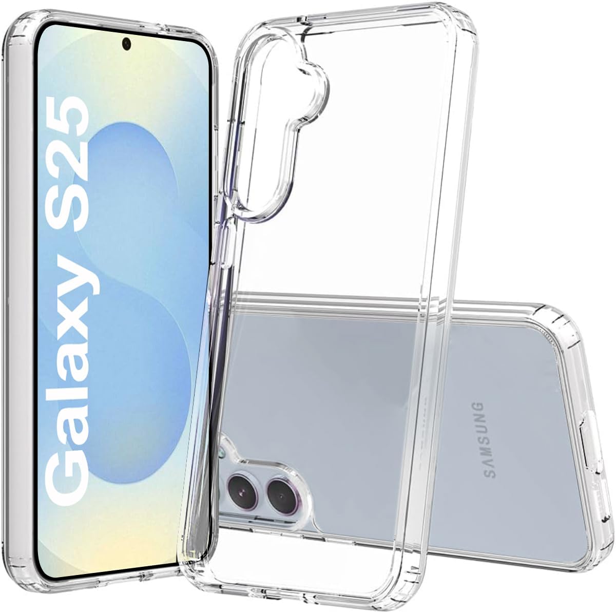 PROTECT  Samsung S25 Lucid Phone Case, Anti Scratch, Transparent, Protective, Clear, LSAMS25