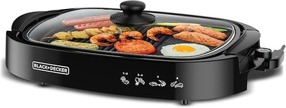 BLACK+DECKER Electric Health Grill,1500W, BD-GH1500-B5