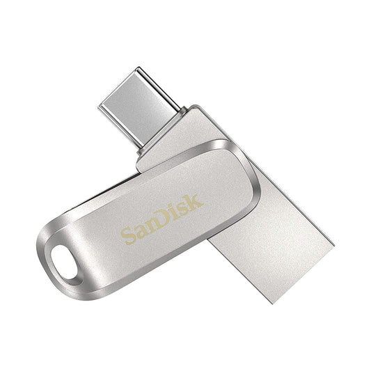 SanDisk Ultra Dual Luxe USB Type-C Flash Drive 512GB Silver