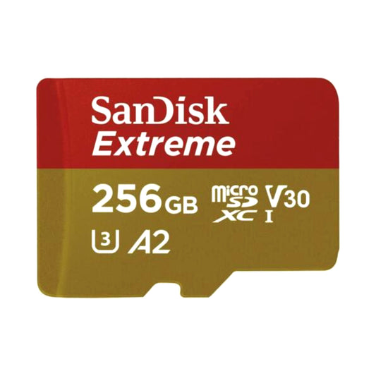 SanDisk Extreme 256 GB microSDXC UHS-I Memory Card SDSQXAV-256G-GN6MN