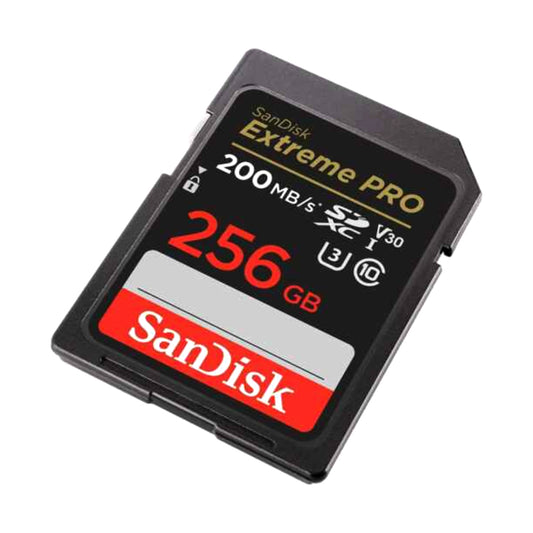 SanDisk Extreme Pro SD UHS I 256GB Memory Card Black