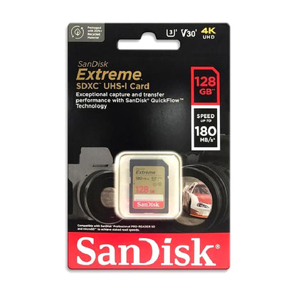 SanDisk Extreme SDXC Memory Card 128GB