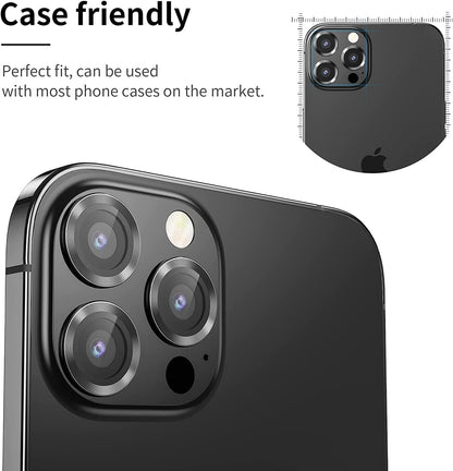 PROTECT  iPhone 15 Pro Xzoom Lens Protector, Sapphire Glass, Alloy Material, Ultra Clear, Premium Finish, Black, XIP15PBLK