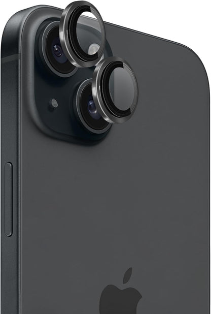 PROTECT  iPhone 15 Xzoom Lens Protector, Sapphire Glass, Alloy Material, Ultra Clear, Premium Finish, Black, XIP15BLK