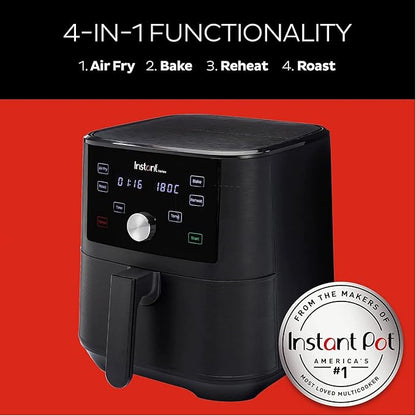 Instant Vortex 4QT Air Fryer - Non-Stick Dishwasher-Safe Basket