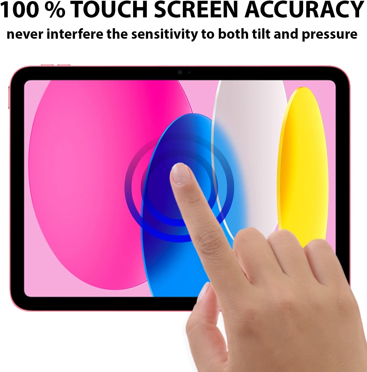 PROTECT  iPad 10th Gen Sapphire Crystal Screen Protector, Protective, Anti Scratch, Tempered Glass, Clear, SCIP10