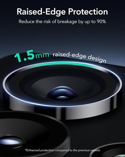 PROTECT  Samsung S25 Ultra Xzoom Lens Protector, Sapphire Glass, Alloy Material, Ultra Clear, Premium Finish, Black, XSMS25UBLK