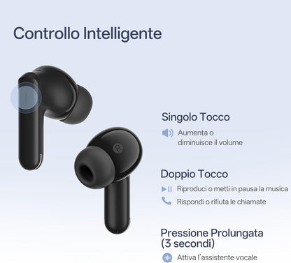Black Shark T23 BS-T23 — True Wireless Earbuds, 13mm Driver, ENC, BT 5.4, 40hr (White)