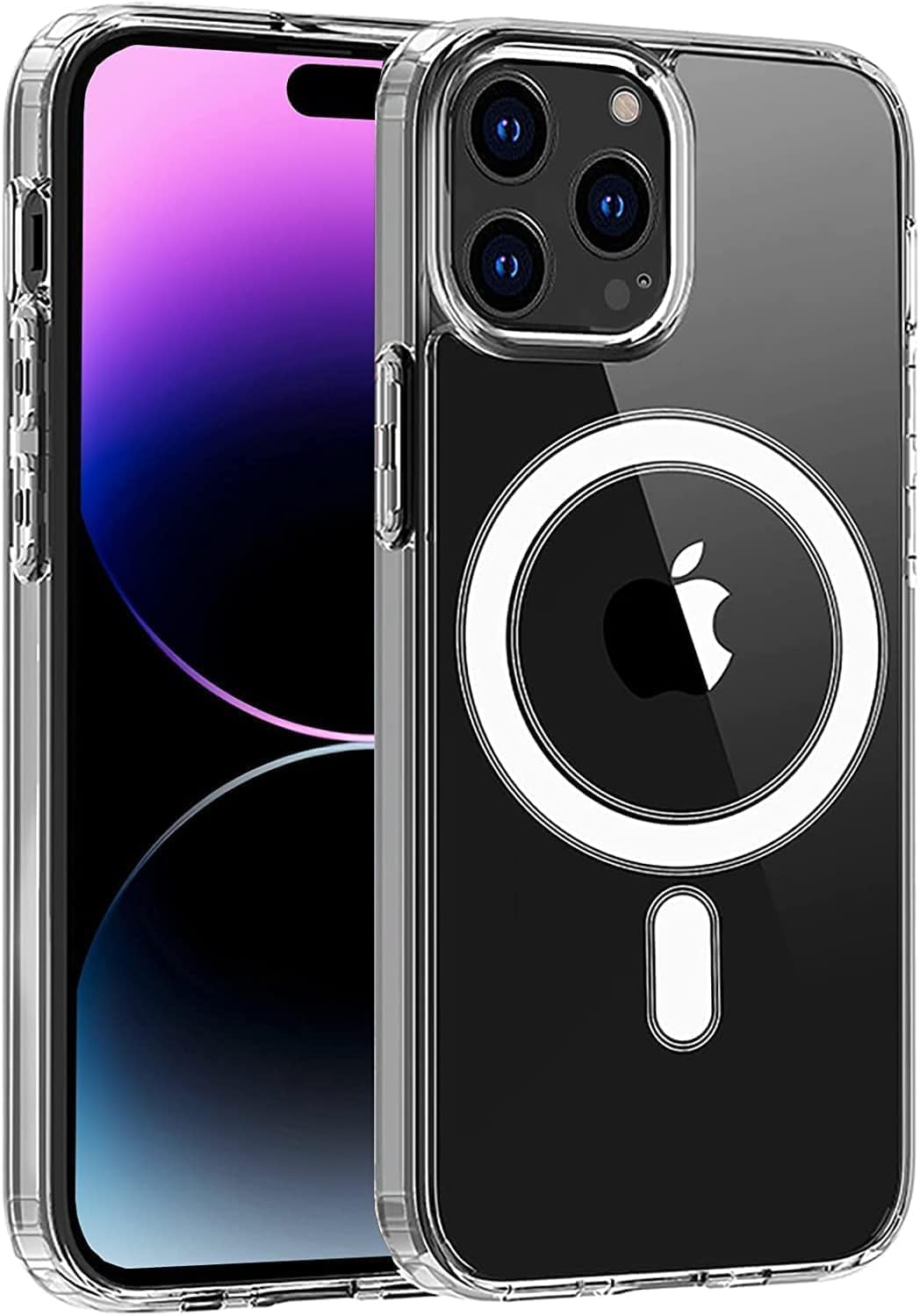 PROTECT  iPhone 14 Pro Magsafe Phone Case, Anti Scratch, Bundle, Screen Protector included, Protective, Clear, MSIP14P