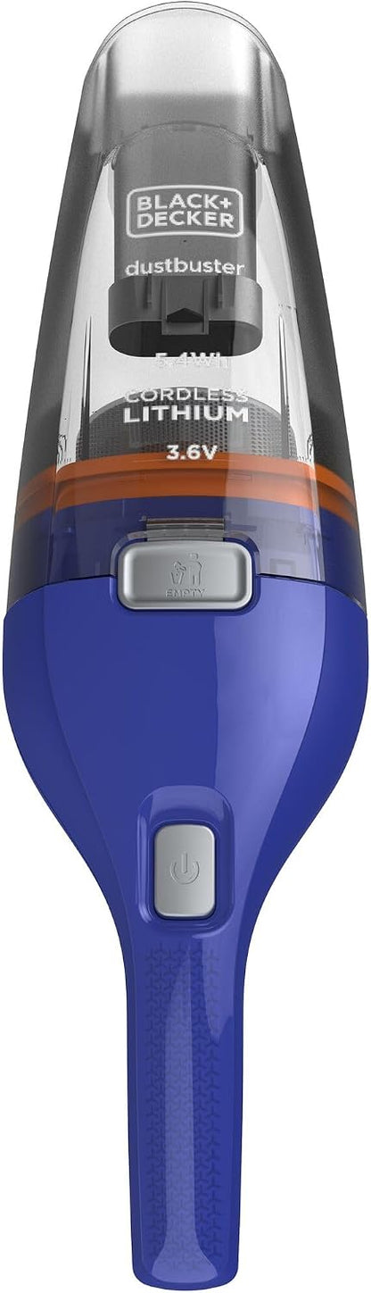 BLACK+DECKER NVC115WA-B5 DustBuster Cordless Handheld Vacuum 3.6V Blue/Grey