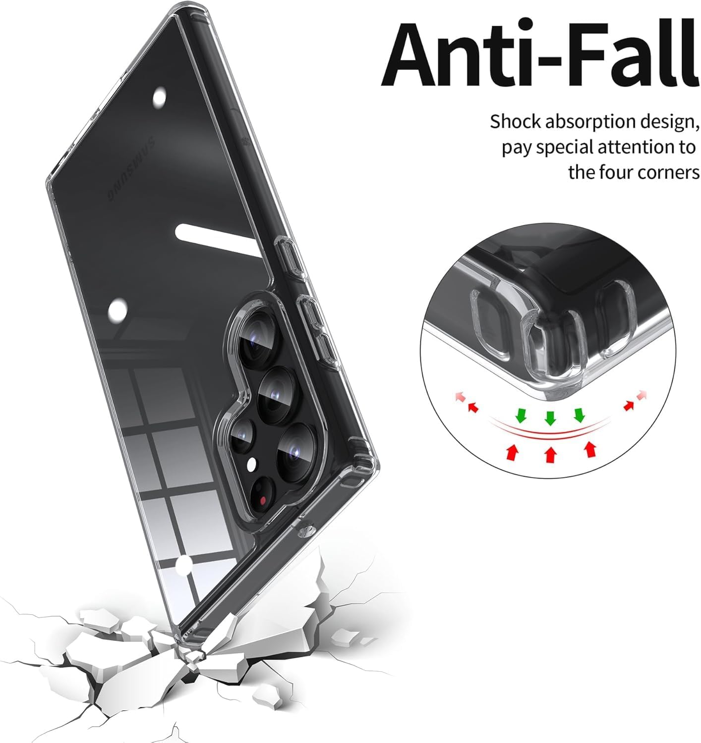 PROTECT  Samsung S25 Ultra Lucid Phone Case, Anti Scratch, Transparent, Protective, Clear, LSAMS25U