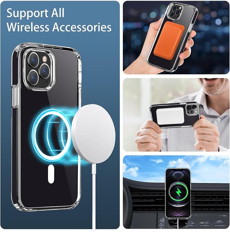 PROTECT  iPhone 12 Pro Lucid Phone Case, Magsafe, Bundle, Screen Protector included, Clear, MSIP12P