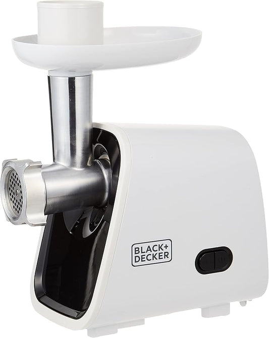 Black & Decker 1500W 3-in-1 Meat Mincer/Grinder/Sausage Maker White FM1500-B5