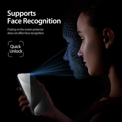 PROTECT  iPhone 16 Pro Max Privacy Screen Protector,  9D Tempered Glass, Anti Scratch, Matte , Black, PIP16PM