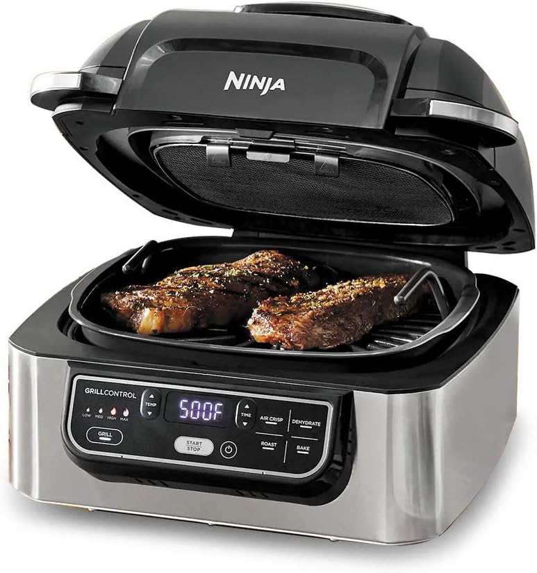 Ninja AG301ME Foodi Health Grill and Air Fryer 5.7L - Front View