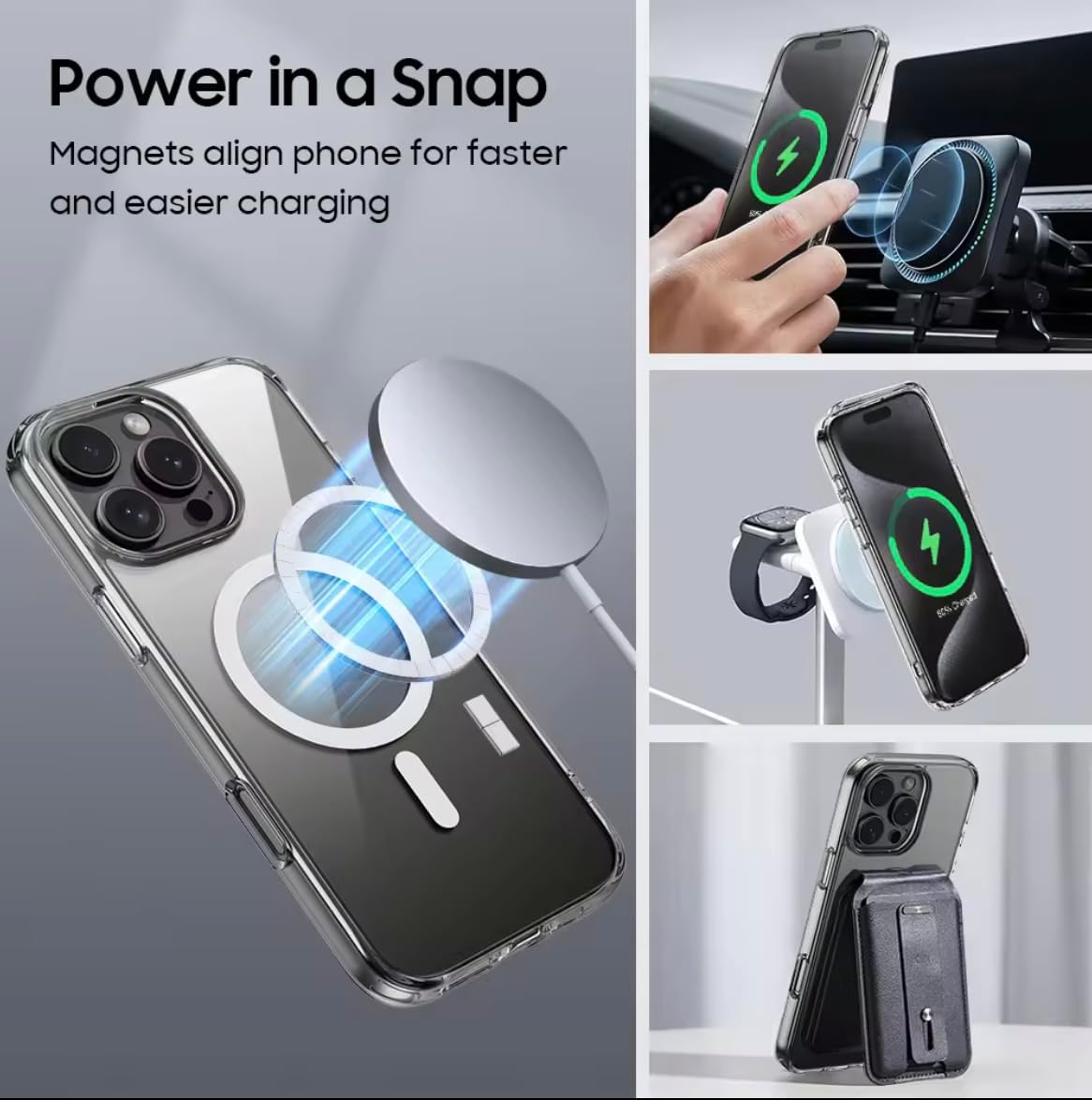 PROTECT  iPhone 16 Pro Magsafe Phone Case, Anti Scratch, Transparent, Protective, Clear, MSIP16P