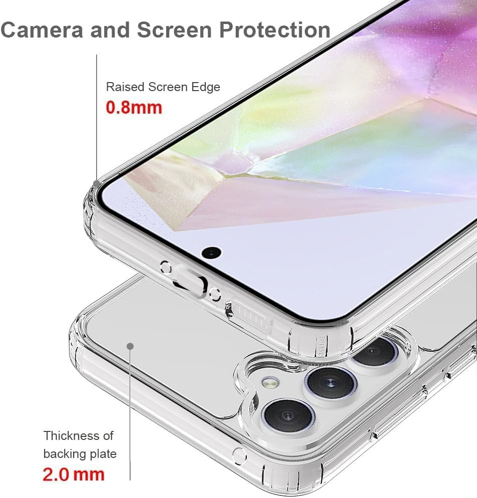 PROTECT  Samsung A36 Lucid Phone Case, Anti Scratch, Bundle, Screen Protector included, Protective, Clear, LSAMA36