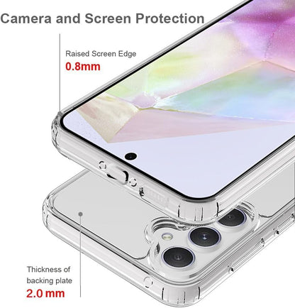PROTECT  Samsung A36 Lucid Phone Case, Anti Scratch, Bundle, Screen Protector included, Protective, Clear, LSAMA36