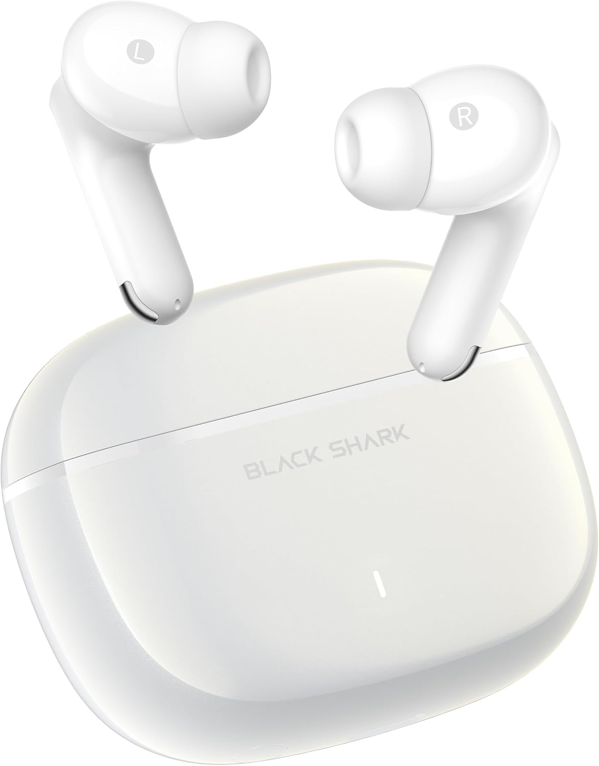 Black Shark T23 BS-T23 — True Wireless Earbuds, 13mm Driver, ENC, BT 5.4, 40hr (White)