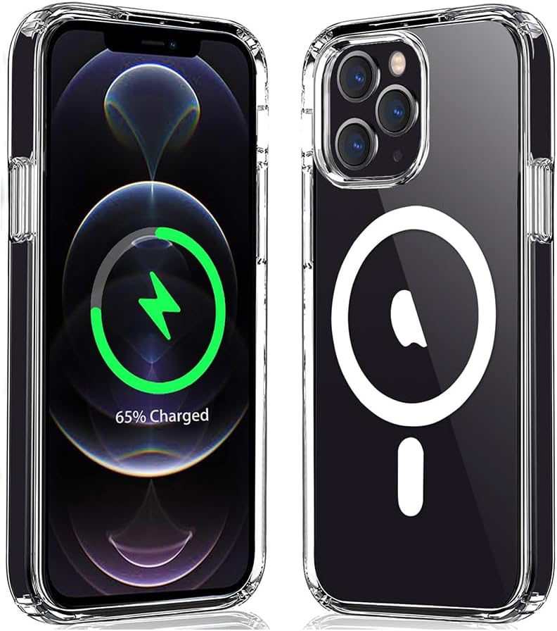 PROTECT  iPhone 12 Pro Lucid Phone Case, Magsafe, Bundle, Screen Protector included, Clear, MSIP12P