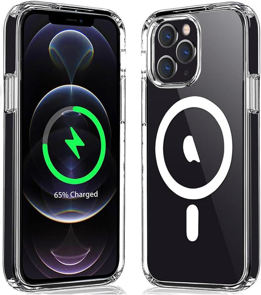 PROTECT  iPhone 12 Pro Lucid Phone Case, Magsafe, Bundle, Screen Protector included, Clear, MSIP12P