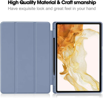 PROTECT  Samsung Tab S10 Plus Protective Tablet Cover, Silcon, Trifold Stand , Auto Wakeup Sleep, Pen Slot, Blue, PSTS10PBLU