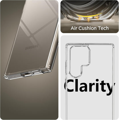 PROTECT  Samsung S24 Ultra Lucid Phone Case, Anti Scratch, Bundle, Screen Protector included, Protective, Clear, LSAMS24U