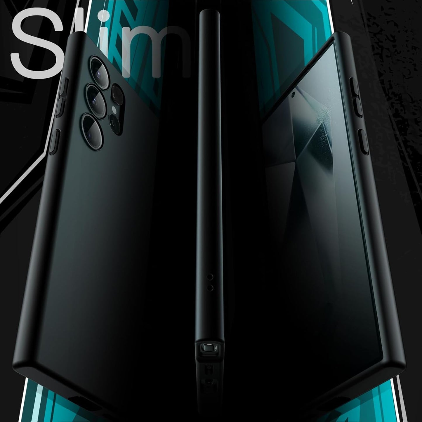 PROTECT  Samsung S25 Ultra Silicon Phone Case, Magnetic, Protective, Anti Scratch, Black, SMS25UBLK