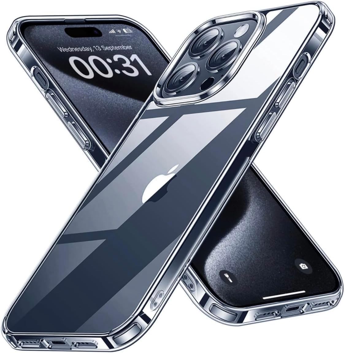 PROTECT  iPhone 15 Pro Max Lucid Phone Case, Anti Scratch, Transparent, Protective, Clear, LIP15PM