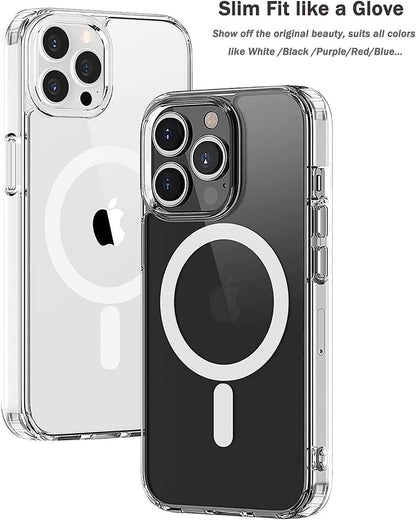PROTECT  iPhone 14 Pro Magsafe Phone Case, Anti Scratch, Bundle, Screen Protector included, Protective, Clear, MSIP14P