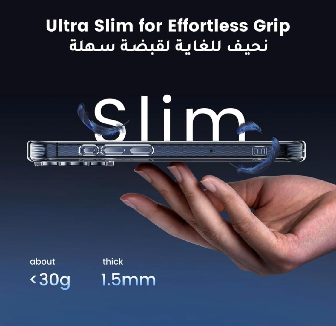 PROTECT  iPhone 15 Pro Max Lucid Phone Case, Anti Scratch, Transparent, Protective, Clear, LIP15PM