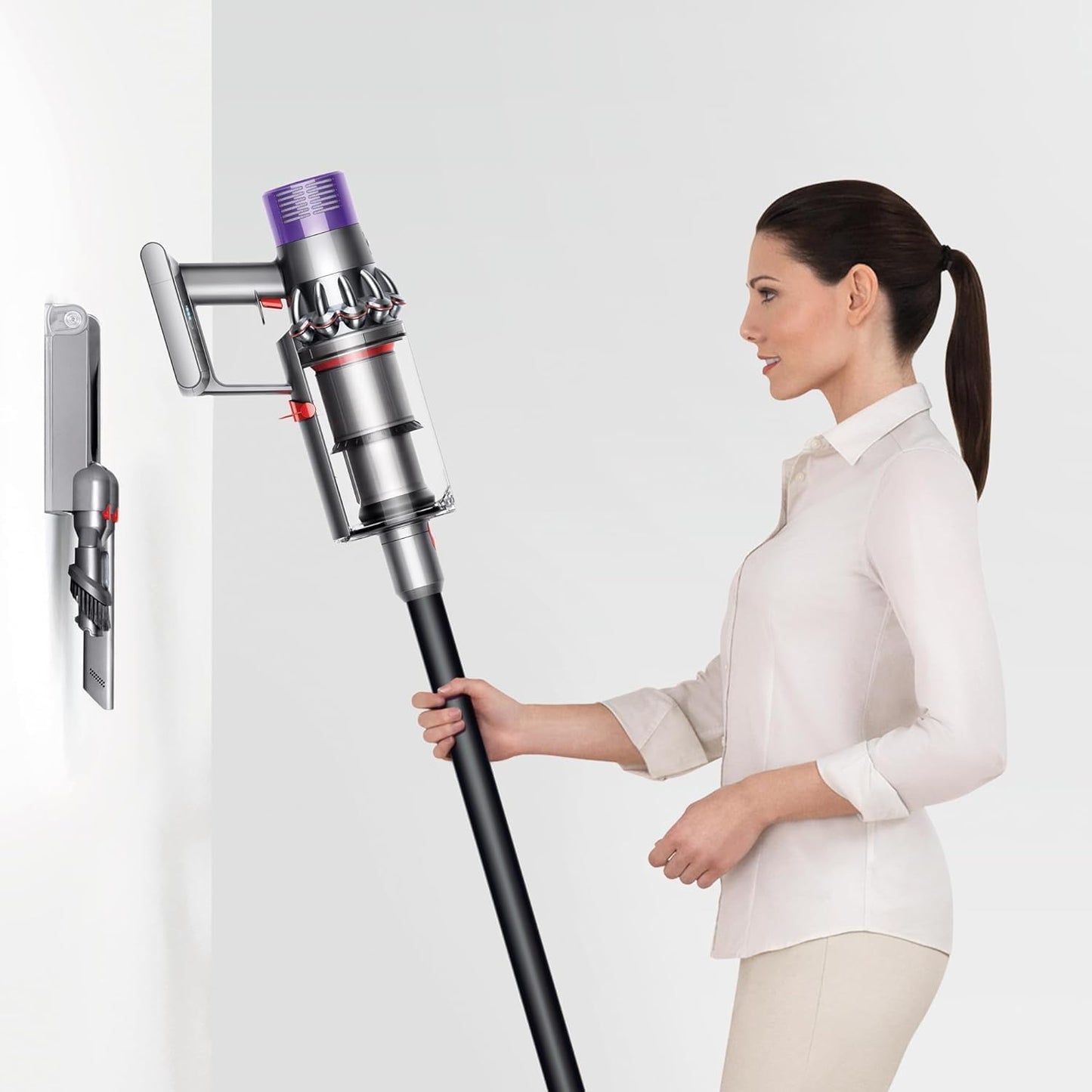 Dyson V10 Total Clean - Point-and-Shoot Hygienic Bin Emptying