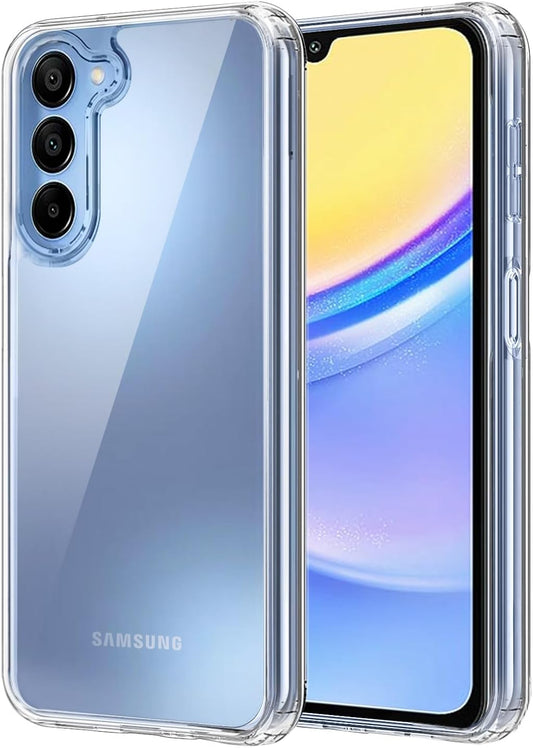 PROTECT  Samsung A15 Lucid Phone Case, Anti Scratch, Bundle, Screen Protector included, Protective, Clear, LSAMA15