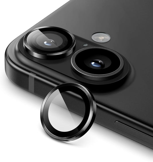 PROTECT  iPhone 16 Xzoom Lens Protector, Sapphire Glass, Alloy Material, Ultra Clear, Premium Finish, Black, XIP16BLK