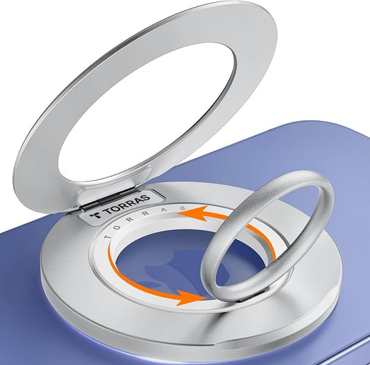TORRAS Ostand GO Dual Ring Magnetic Phone Grip & Holder - White