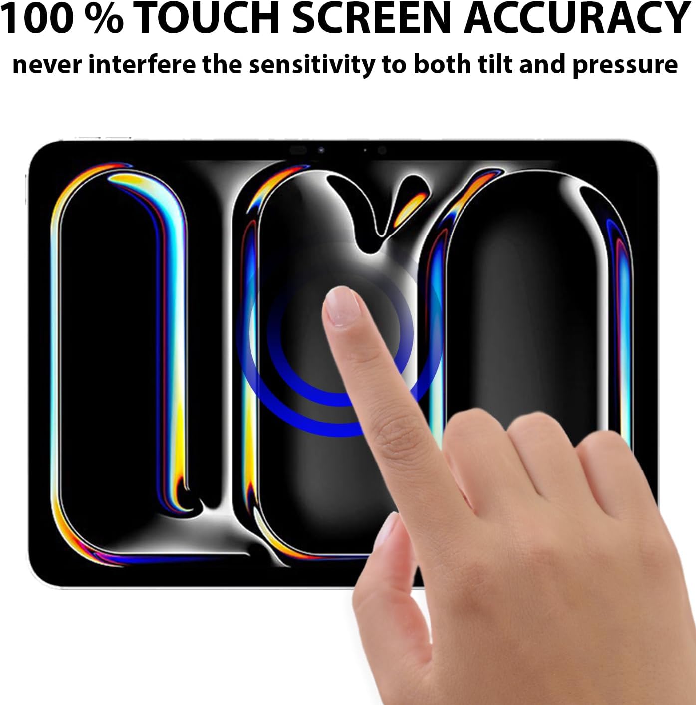 PROTECT  ipad Pro 13 inch 2024 Sapphire Crystal Screen Protector, Protective, Anti Scratch, Tempered Glass, Clear, SCIPAD13S