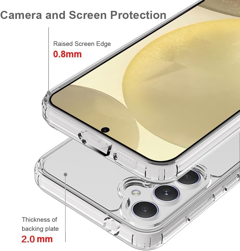 PROTECT  Samsung A56 Lucid Phone Case, Anti Scratch, Bundle, Screen Protector included, Protective, Clear, LSAMA56