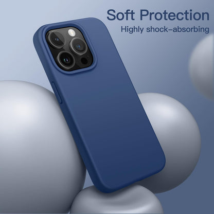 PROTECT  iPhone 15 Pro Max Silicon Phone Case, Magsafe, Protective, Anti Scratch, Blue, SMIP15PMBLU