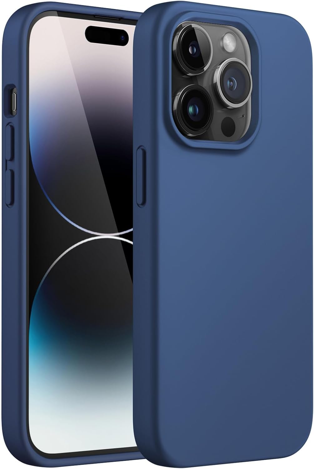 PROTECT  iPhone 15 Pro Max Silicon Phone Case, Magsafe, Protective, Anti Scratch, Blue, SMIP15PMBLU