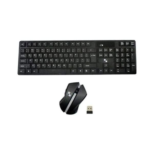 XO Slim Wireless Keyboard and Mouse Combo Black
