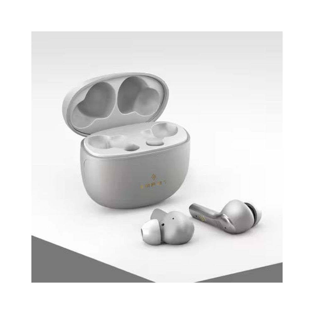 Smartrix Premium ANC Pro TWS Earbuds with Charging Case Silver