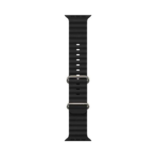 Smartix Silicone Apple Watch Band 49/45/44/42mm Black