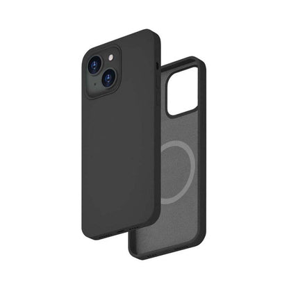 Smartix Premium Silicone Magnetic Case for iPhone 15 Black