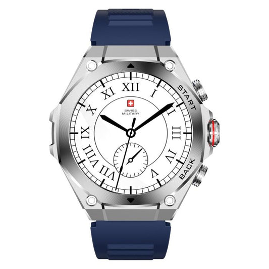 Swiss Military DOM6 Smartwatch – Silver Blue