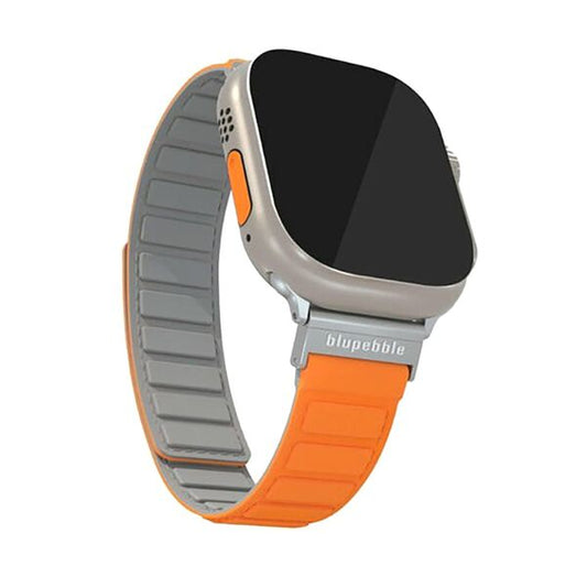 Blupebble Reversible Magnetic Apple Watch Strap Grey