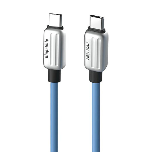 BluPebble PowerFlow High-Speed USB-C to USB-C Cable 2M Blue