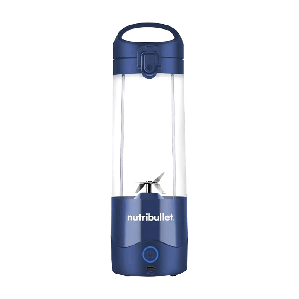 Nutribullet Portable Blender with Handled Sip Lid 475ml Navy Blue