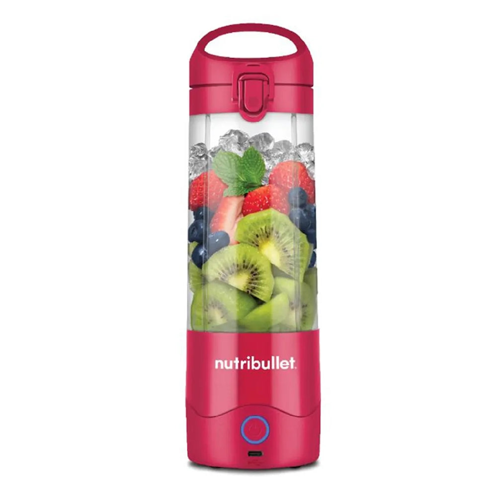 Nutribullet Portable Blender with Handled Sip Lid 475ml Magenta